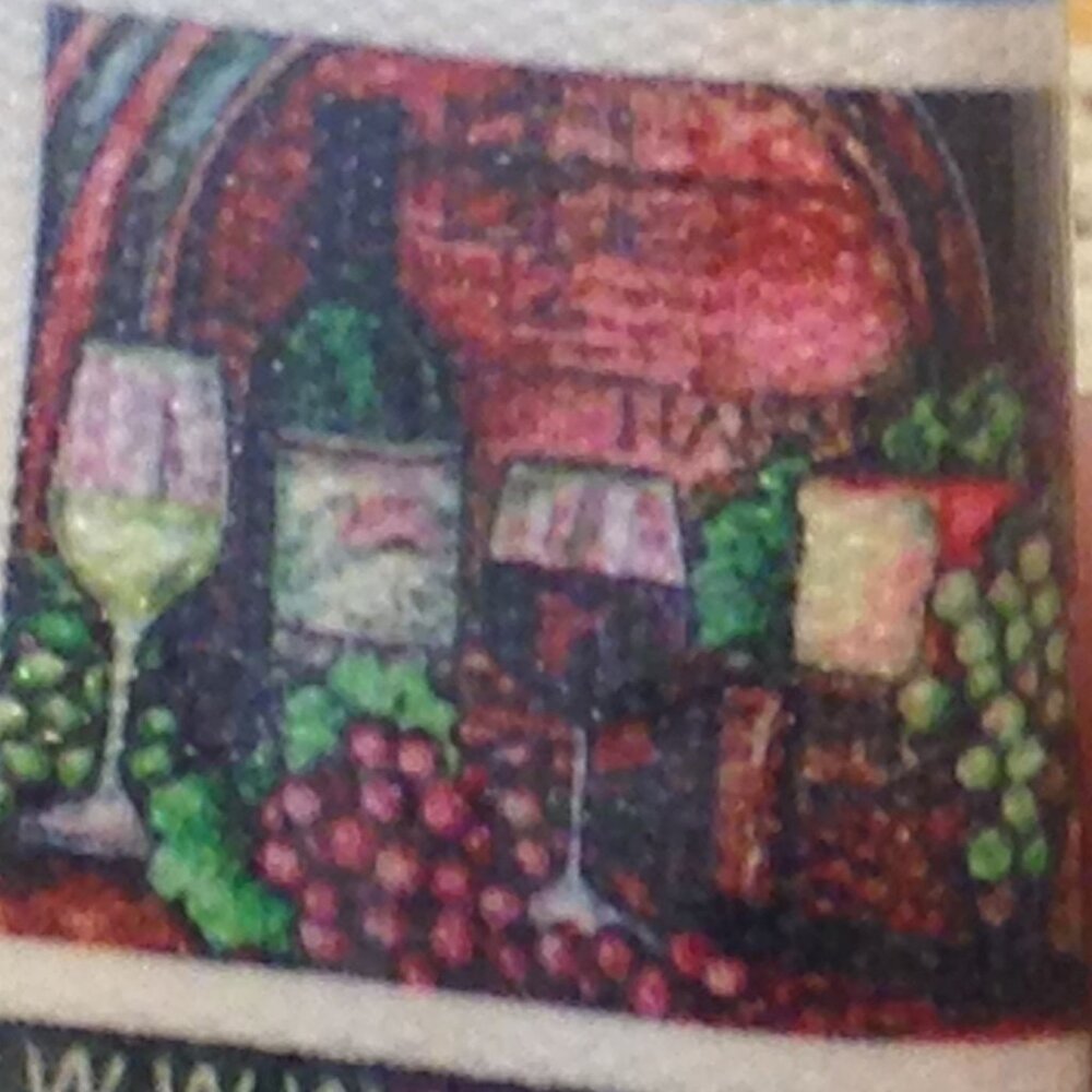 Wine-themed diamond painting kit, new items